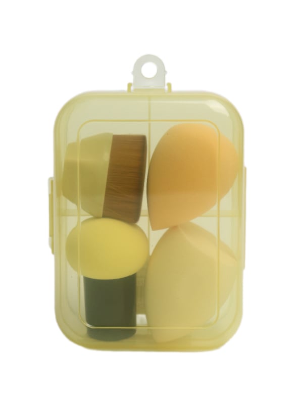 Salon System Makeup Sponge Set Assorted Shapes and Sizes 4 Pieces