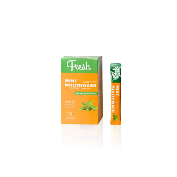 Fresh Brush Mint Mouthwash Sachets 10 ml, 20 Pieces