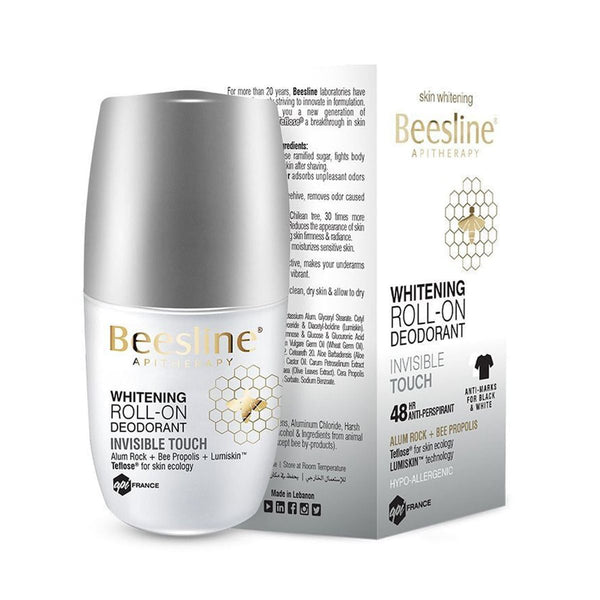 Beesline Invisible Touch Roll-On Deodorant Teflose Technology Brightening 50 ml
