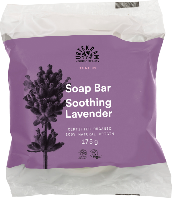 Urtekram Soothing Lavender Soap Bar Organic Lavender 175g