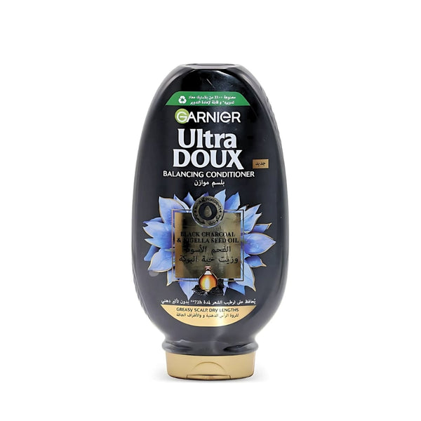 Garnier Ultra Doux Balancing Conditioner with Black Charcoal & Black Seed Oil 360ml