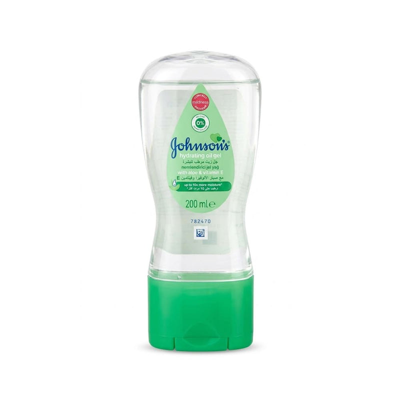 Johnson's Hydrating Gel Oil with Aloe Vera and Vitamin E, 200ml