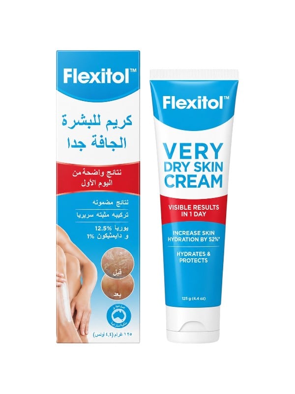Flexitol Very Dry Skin Body Moisturizing Cream 10% Urea 1% Dimethicone 125 g