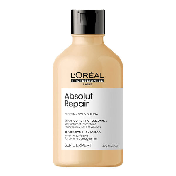 L'Oreal Professionnel Absolut Repair Shampoo Protein Gold Quinoa Dry Damaged Hair 300 ml