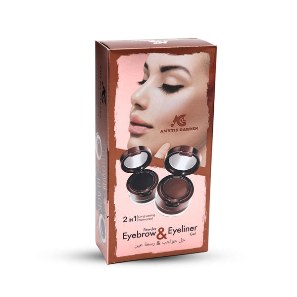 Amytis Garden 2-in-1 Eyebrow Gel and Eyeliner Powder Gel Waterproof WW656