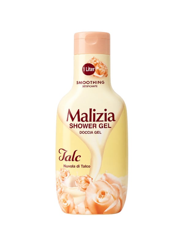 Malizia Talc Shower Gel, Rich Refreshing Lather