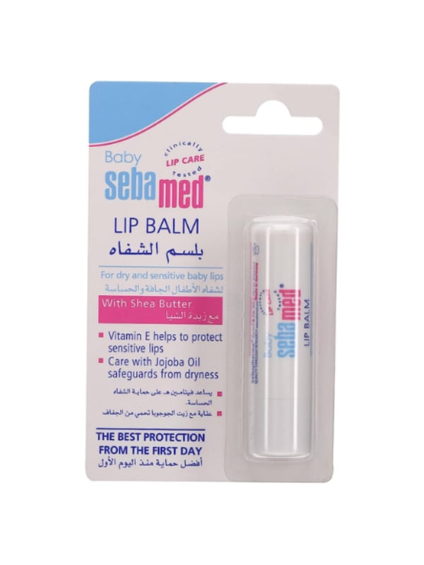 Sebamed Baby Lip Balm Shea Butter Vitamin E Jojoba Oil 4.8g