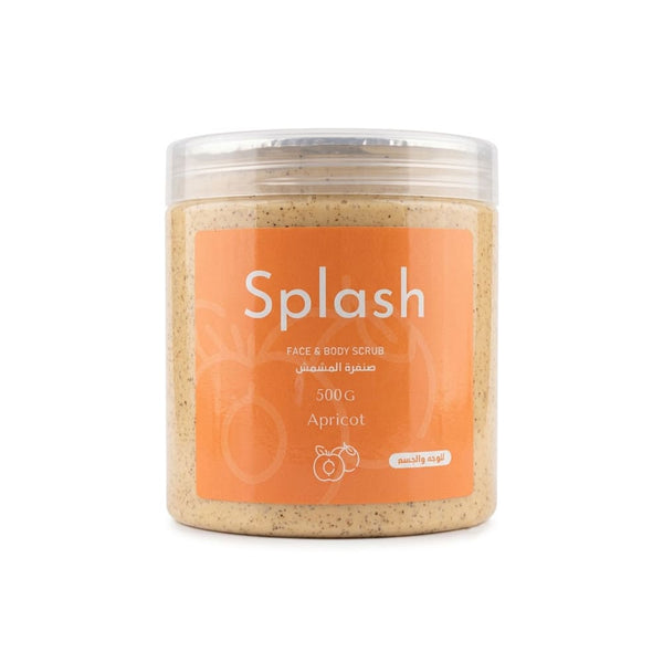 Splash Apricot Face and Body Scrub Exfoliating Formula 500g