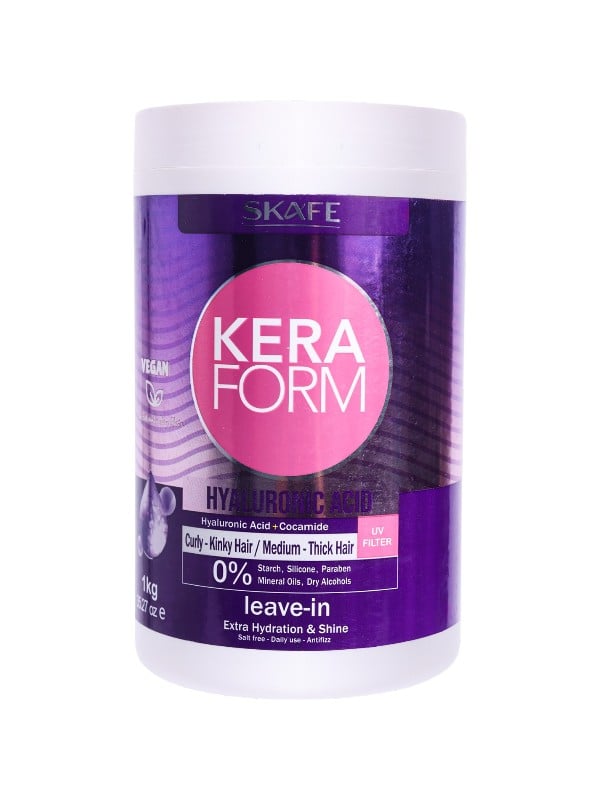 Skafe Kera Form Hyaluronic Acid Hair Styling Cream, Hydrating Shine Formula, 1 kg