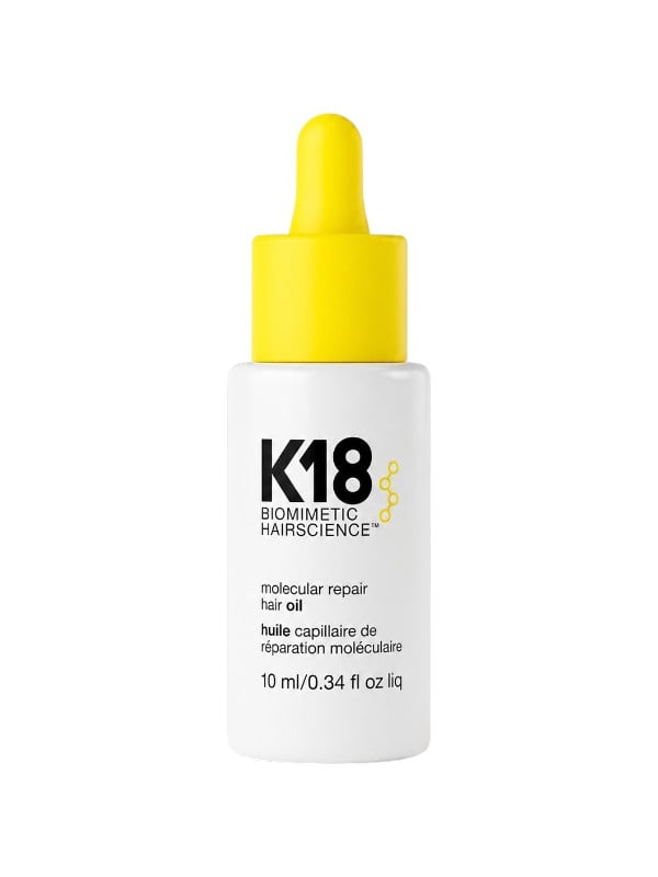 k18 Molecular Repair Hair Oil with Heat Protection, 10 ml