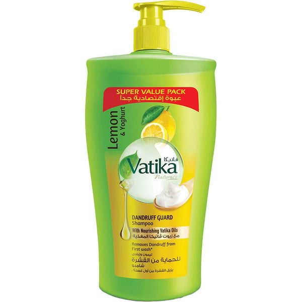 Dabur Vatika Dandruff Guard Shampoo Liquid Lemon & Yoghurt 1000ml