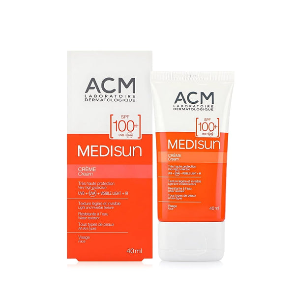 ACM MediSun Sunscreen Cream SPF 100+ Broad-Spectrum Water-Resistant 40ml