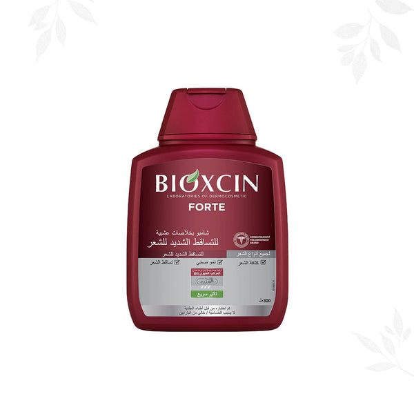 Bioxcin Forte Herbal Hair Shampoo for Weak Hair, Paraben-Free, 300 ml
