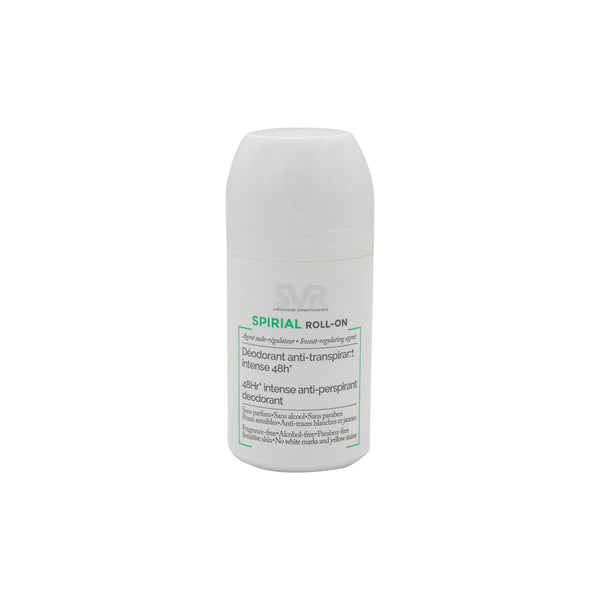 SVR Spirial Roll-On Deodorant Clinical Strength Sweat Protection Fragrance-Free