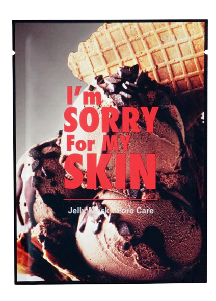 I'M SORRY FOR MY SKIN Jelly Mask Face Mask for Pore Care and Deep Cleansing