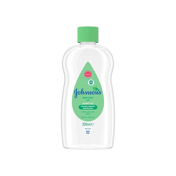 Johnson's Baby Oil with Aloe Vera and Vitamin E, 300 ml