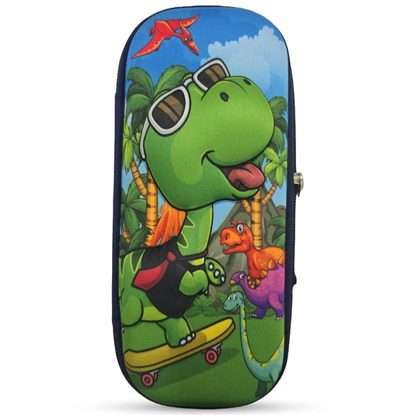 Cocobee Dino On Skate Pencil Case