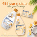 Johnson's Vita-Rich Indulging Body Wash Yogurt Peach & Coconut 400 ml