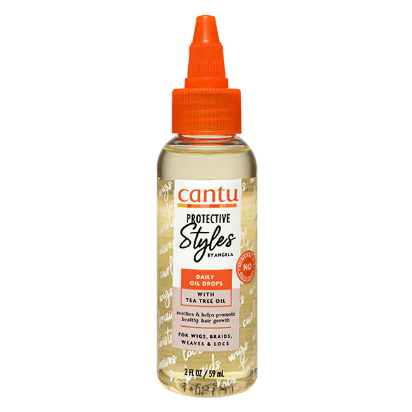Cantu Protective Styles Daily Oil Drops Liquid Hair Oil Tea Tree and Peppermint 59ml
