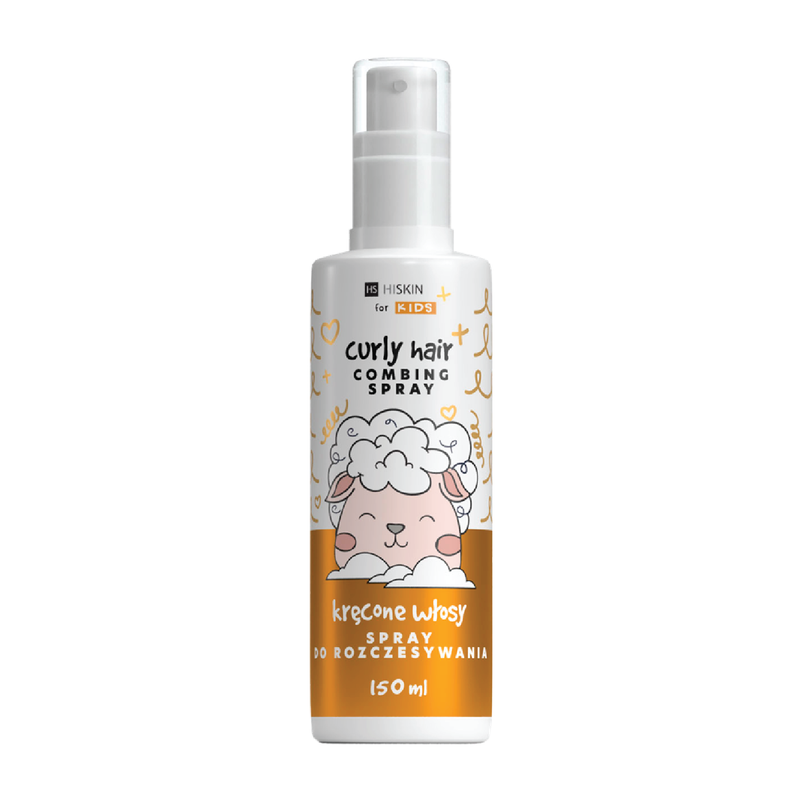 Hiskin Kids Combing Spray for Curly Hair Detangling Moisture 150 ml
