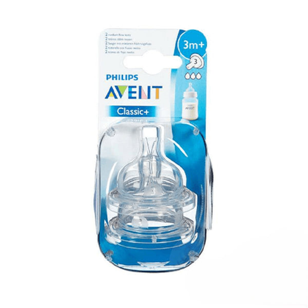 Philips Avent Classic Nipple 3 Months+ 3 Holes 2 Pack