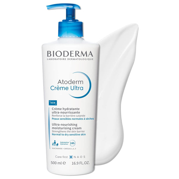 Bioderma Atoderm Nourishing Body Cream Glycerin-Enriched Fragrance-Free 500 ml