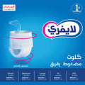 Lifree Slim Culotte Adult Diapers Medium, 20 Pieces, Up to 3-Cup Absorbency
