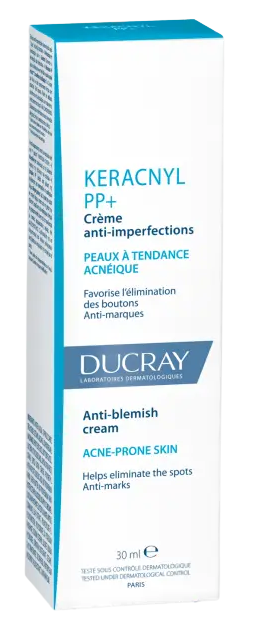 Ducray Keracnyl PP+ Blemish-Clearing Face Cream for Breakout-Prone Skin
