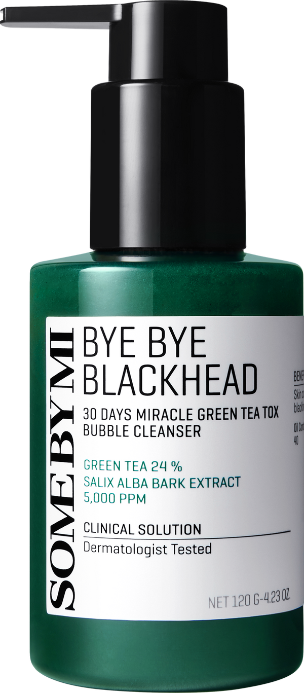 Some By Mi 30 Days Miracle Bubble Cleanser Gel BHA Green Tea 120 ml