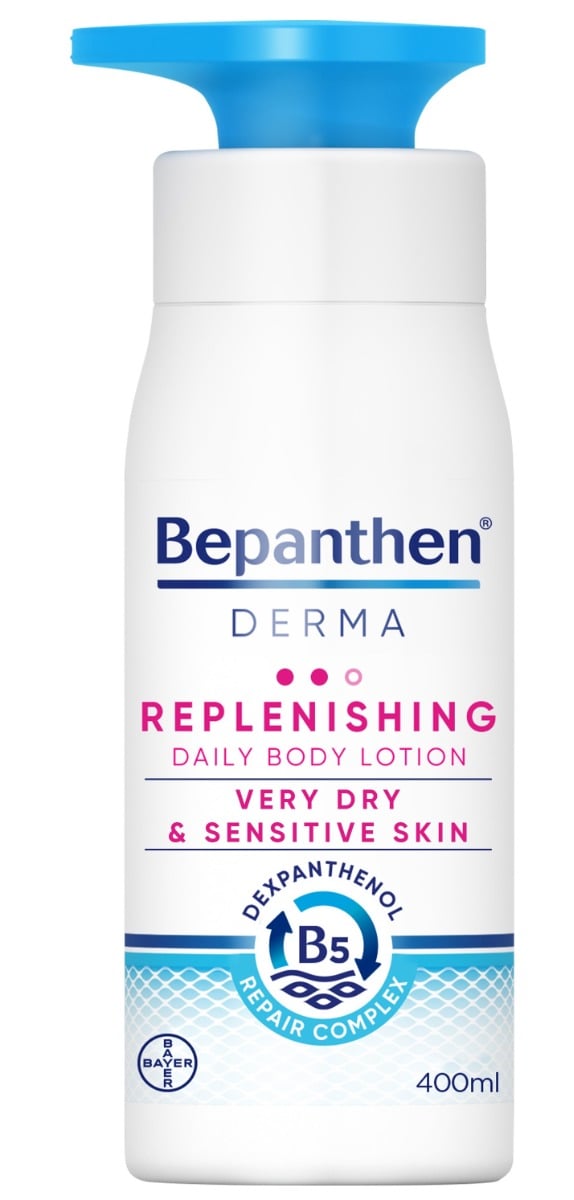 Bepanthen Replenishing Very Sensitive Body Lotion Lightweight Hydration 400 ml