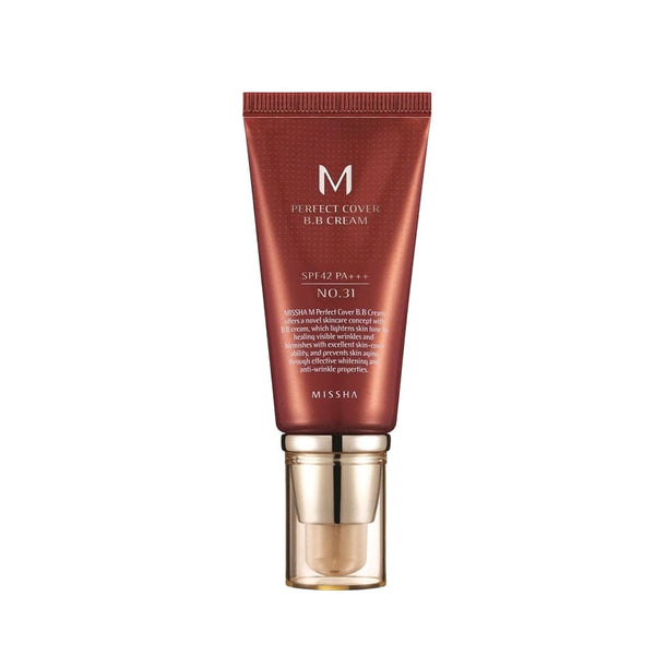 Missha M Perfect Cover BB Cream SPF 42 Medium-High Coverage Golden Beige No. 31 50 ml