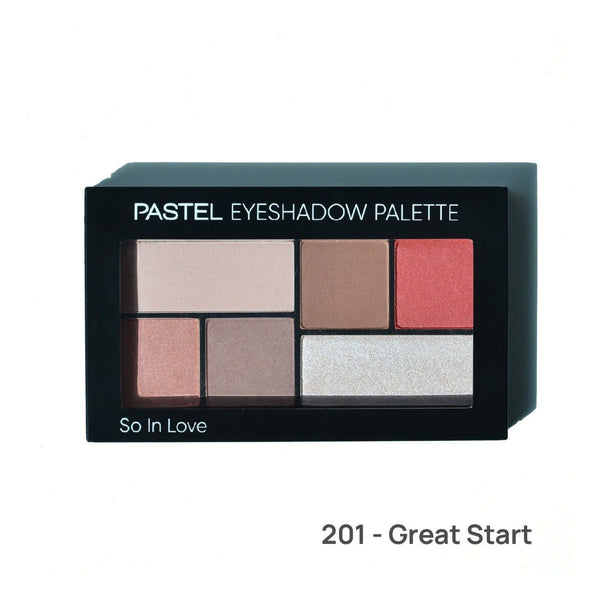 Pastel So In Love Eyeshadow Palette 201 Matte and Pearly 6 Shades