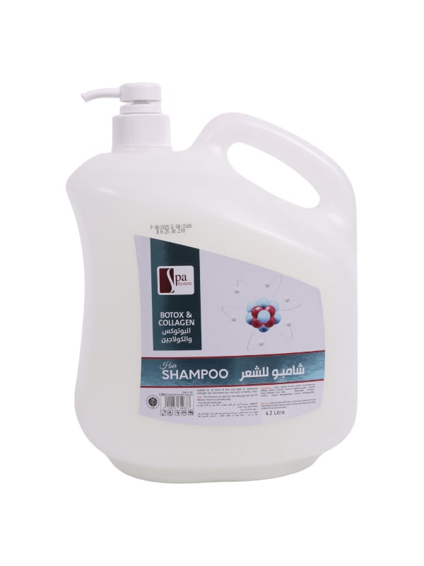Spa System Collagen Hair Shampoo, Salon Formula, 4.2 L