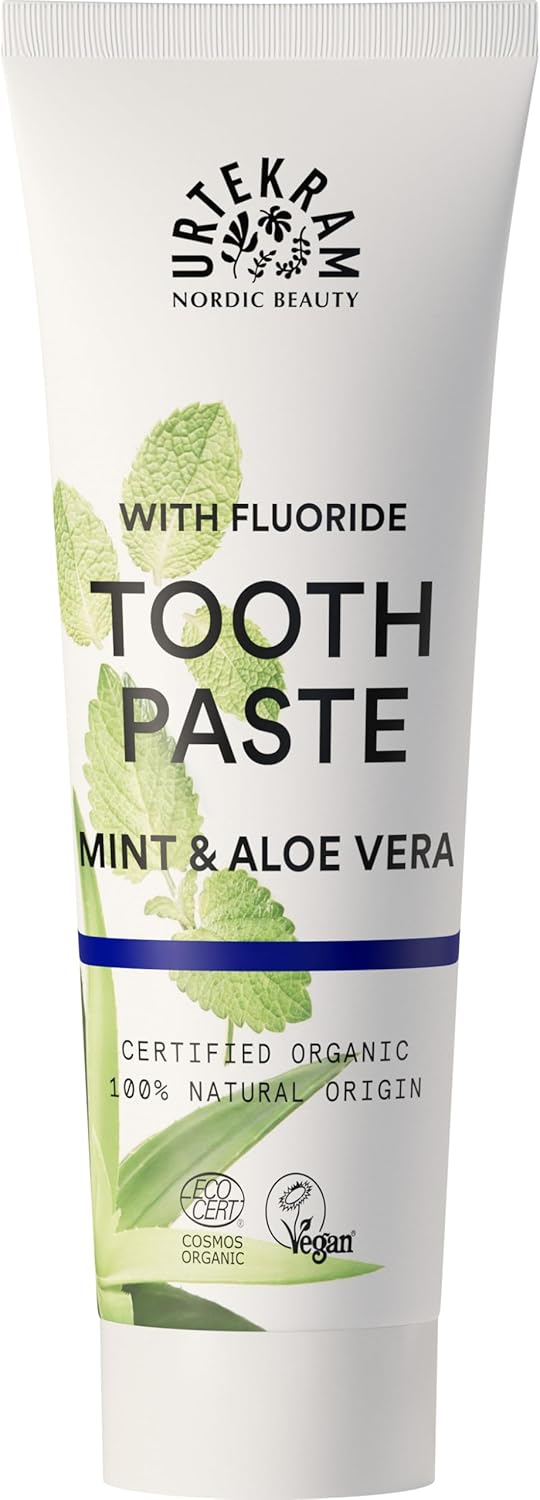 Urtekram Organic Mint Fluoride Toothpaste 75 ml