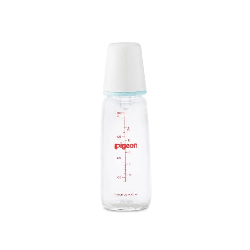 Pigeon Glass Feeding Bottle Gentle-Flow Teat 240 ml, 4+ Months
