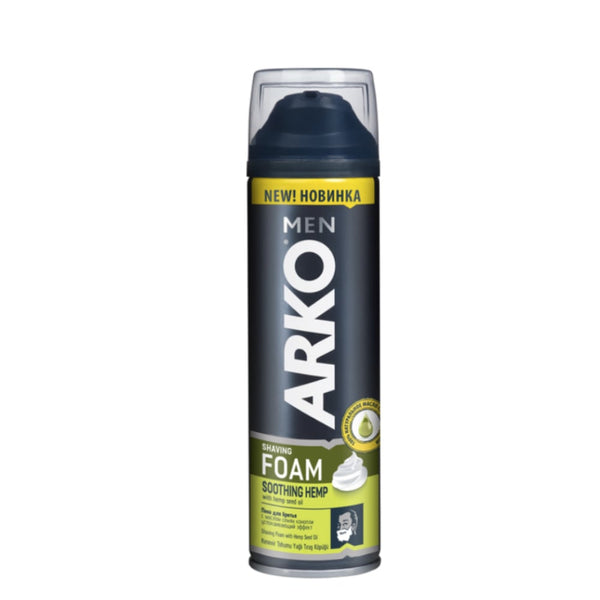 ARCO Men's Shaving Foam with Hemp Seeds 200ml