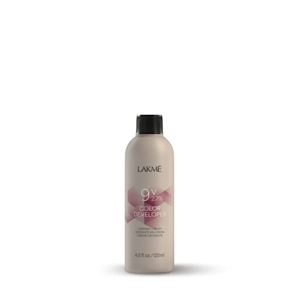 Lakme Color Developer 9V 2.7% Oxidant Cream Organic Abyssinian Oil 120 ml