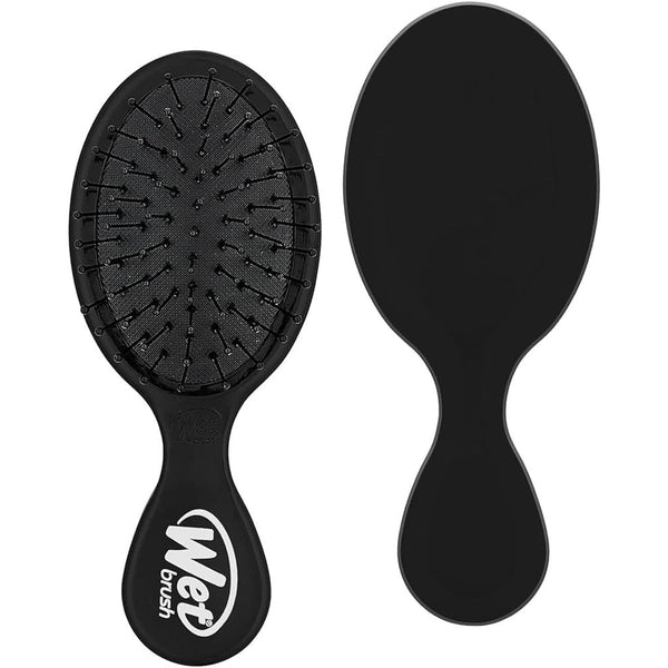 WetBrush Mini Detangler Hair Brush Flexible Bristles Black Travel Size