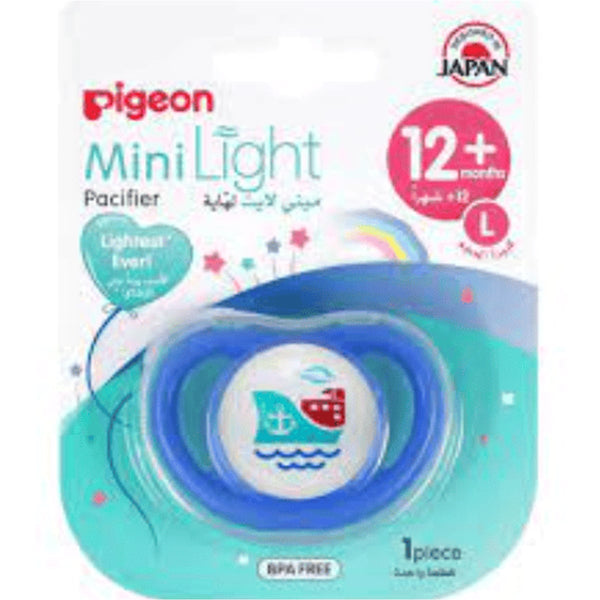 Pigeon Minilight Pacifier Ship Shape Silicone Large Size 12+ Months