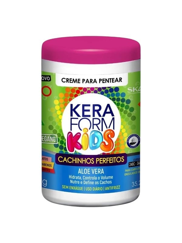 Skafe Kera Form Kids Curly Hair Styling Cream Aloe Vera Moisturizing Formula 1 kg