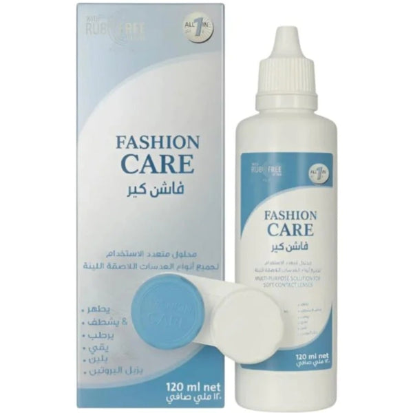 Fashion Care Lens Solution, Cleansing and Hydrating Formula, 120 ml