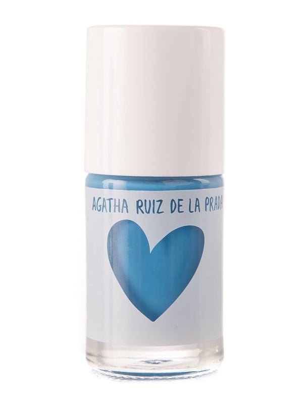 Agatha Ruiz Nail Polish Smooth Shiny Finish Blue 374
