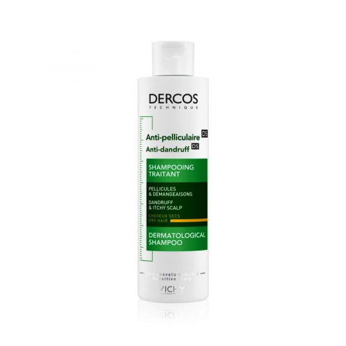 Vichy Dercos Anti-Dandruff Shampoo for Dry Hair Moisturizing Formula 200ml
