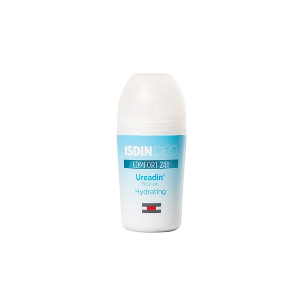 ISDIN Deo Ureadin Roll-On Deodorant Moisturizer, Hydrating Dry Touch, 50 ml