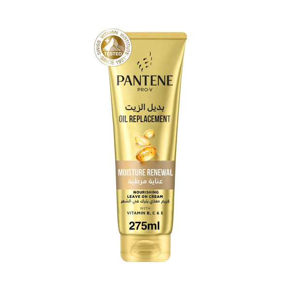 Pantene Oil Replacement Moisture Renewal Leave-In Hair Treatment with Vitamins B, C and E