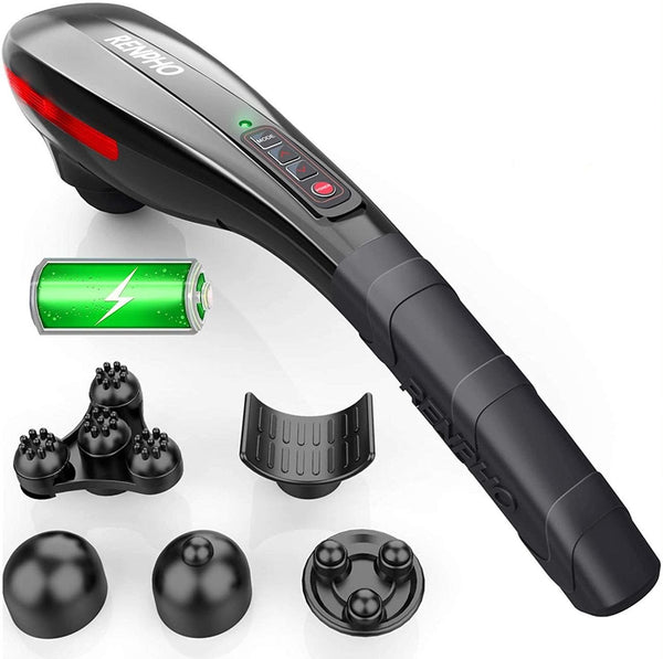 Renpho Hand Massager RF-EM2018C Cordless Deep Tissue Massage with 5 Nodes