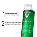 Vichy Normaderm Phytosolution Purifying Cleansing Gel Salicylic Acid Zinc Copper 400 ml