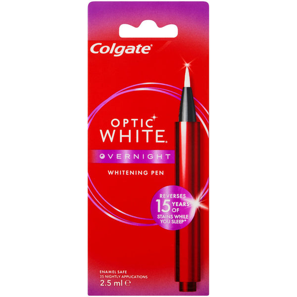 Colgate Optic White Overnight Pen Brightening Gel Hydrogen Peroxide 2.5 ml