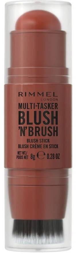 Rimmel Multi-Tasker Blush'N'Brush Stick Cream-to-Powder Radiant Blush 350 Roasted Peach