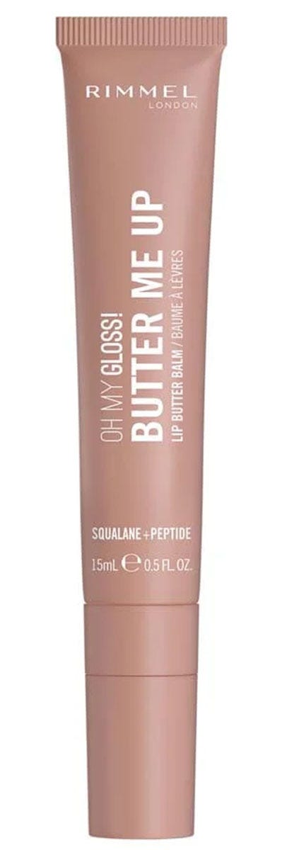 Rimmel Oh My Gloss Lip Butter Cream Gloss, 5% Squalane, Latte Delight